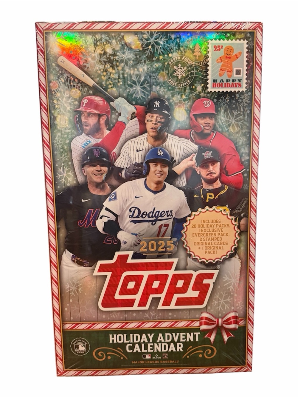 2025 Topps Holiday Baseball MLB Trading Cards Advent Calendar - 110 Cards NEW